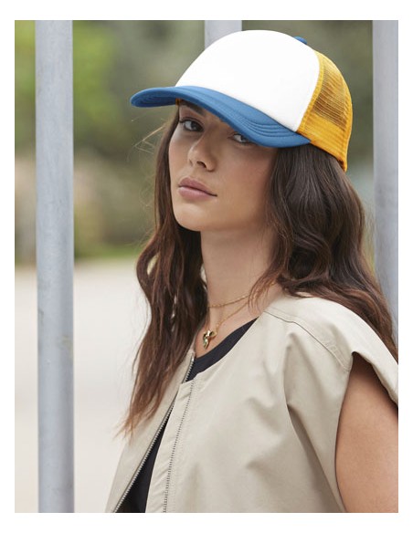 BEE-B639-Retro 5 Panel Trucker 2
